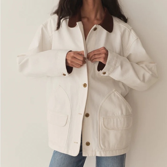 Doen Jackets & Blazers - NWOT Doen Pascual Jacket in Salt